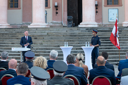 Ausmusterung und Angelobung Polizei 2025