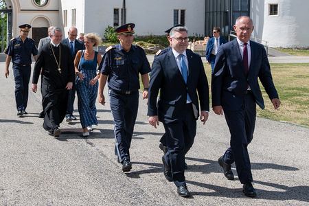 Landesrat Schleritzko und Innenminister Karner